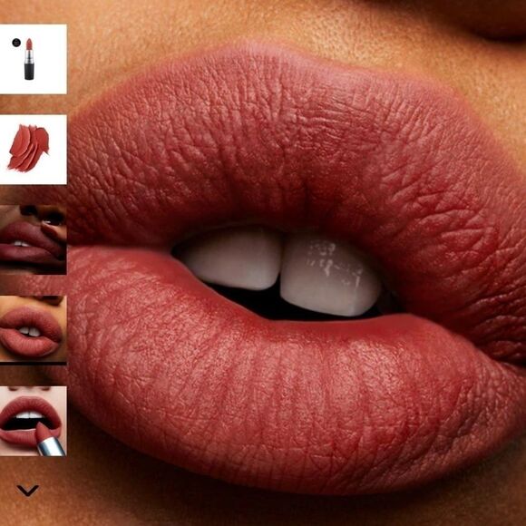 MAC NEW POWDER KISS LIPSTICK BEST SELLER DEVOTED TO CHILI WARM BRICK RED+ Ipsy - Picture 3 of 12